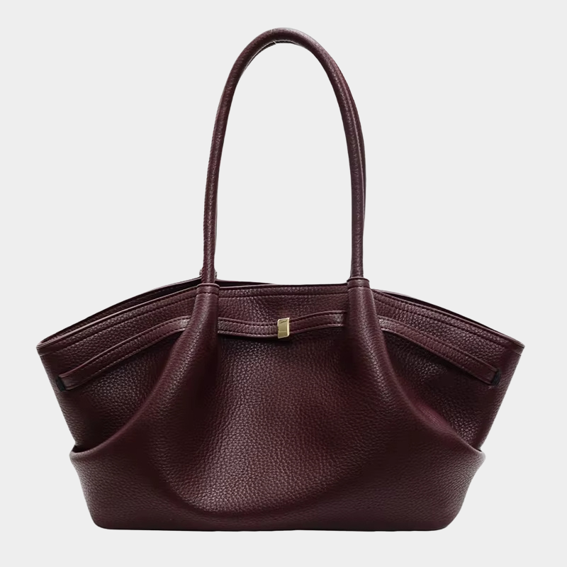 Bolsa tote de couro Oxford feminina com design sofisticado