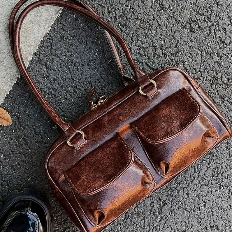 BOLSA PEQUENA COM DOIS BOLSOS FRONTAIS