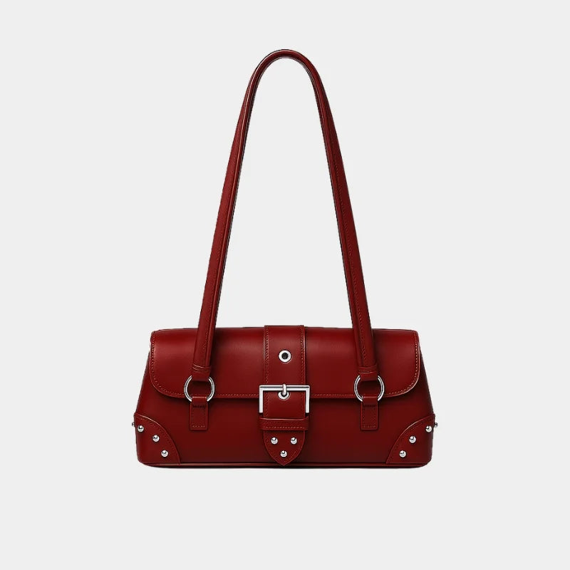 Bolsa Baguete Boho Punk com Studs - Jade