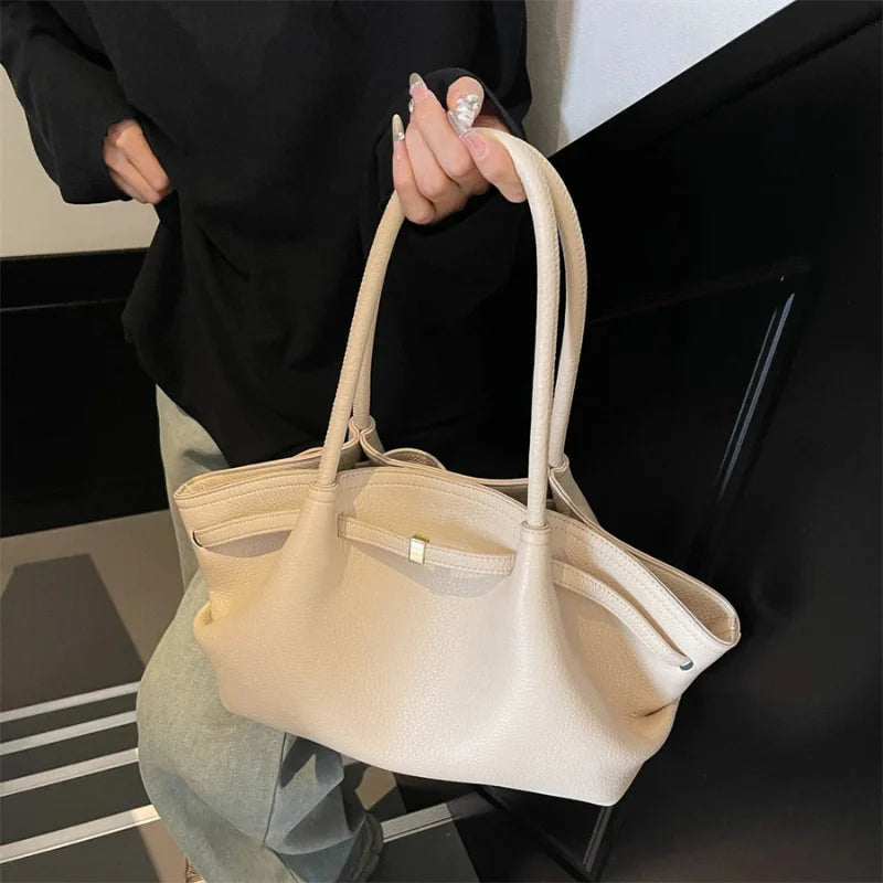 Bolsa branca feminina versátil Oxford Marquise