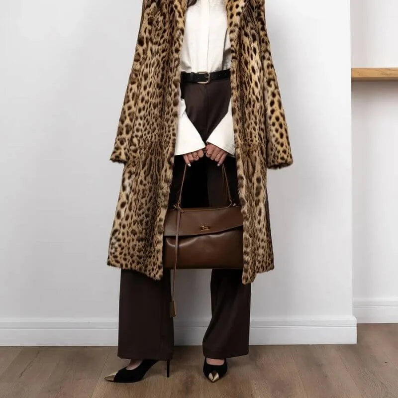 Bolsa Feminina Grande Modelo Avenna Marrom