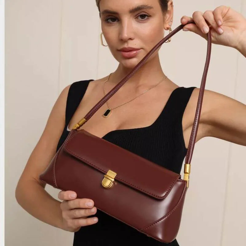 Bolsa Feminina Pequena Modelo Florença Marrom