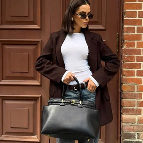 Bolsa Tote Modelo Celina Preta