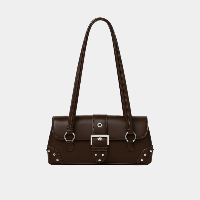 Bolsa Baguete Boho Punk com Studs - Jade