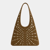 Bolsa Boho Punk com Studs - Avenue Caqui