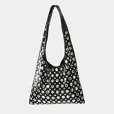 Bolsa Tote Pequena Boho Punk - Emilia Preta